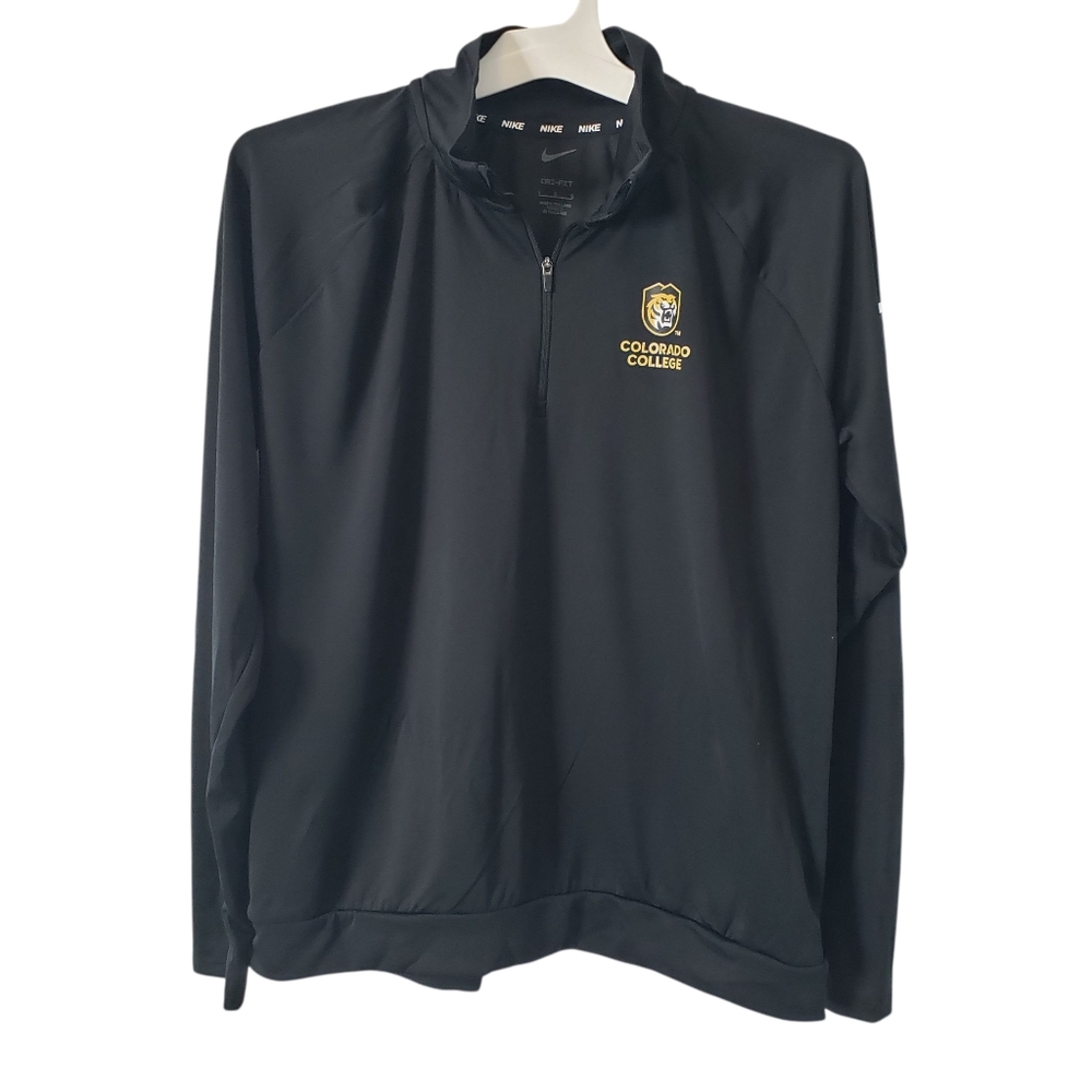 Nike Dri-Fit Colorado College Women's Pullover Half-Zip Size Large Color Black